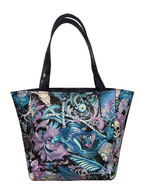 STRB 1367 SKULLS FLORAL BUTTERFLY