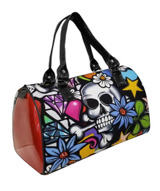 DRB 1066 SH RED STREET SKULL