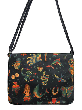 SLCM 1151 SKULLS TATTOO BLACK