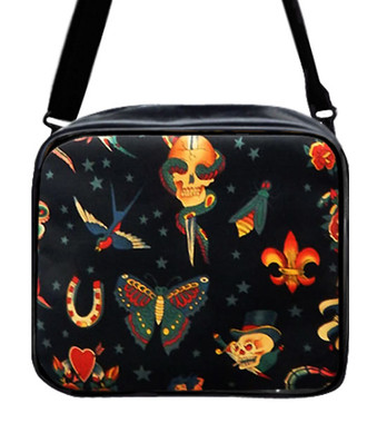 LSOP 1151 SKULLS TATTOO BLACK