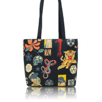 BB 1156 ZEN TATTOO 101 PATTERN WOMEN BUCKET