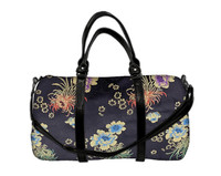 LDF 4407 PURPLE SILVER FLOWERS