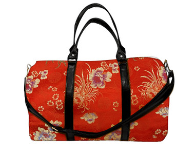 LDF 4447 GOLD PURPLE FLOWERS