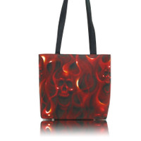 BB 1203 SKULLS ON FIRE 103 PATTERN WOMENS BUCKET