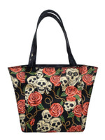 STRB 1006 VINTAGE SKULLS PINK ROSE TATTOO