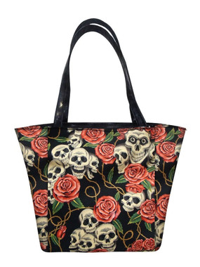 STRB 1006 VINTAGE SKULLS PINK ROSE TATTOO