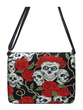 LLCM 1005 W SKULLS ROSE TATTOO