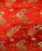 4447 ASIAN GOLDEN FLOWERS RED