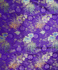 4448 ASIAN GOLDEN FLOWERS PURPLE