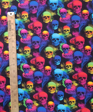 1383 RAINBOW SKULLS