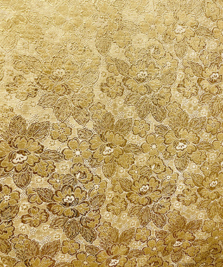 12222 GOLDEN FLOWERS POLYESTER
