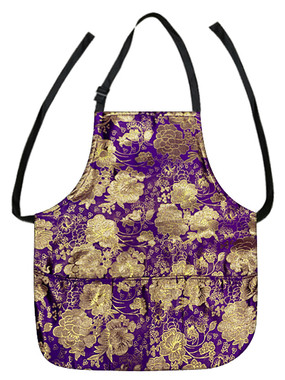 APR 4451 ASIAN FLOWERS PURPLE