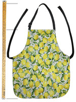 APRON 4057 LEMON WITH LEAVES