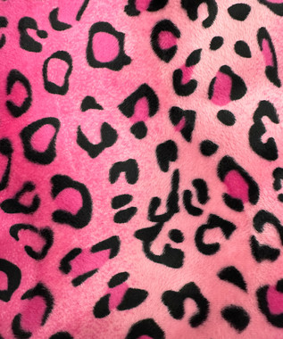 3071 LEOPARD PINK ANIMAL FUR