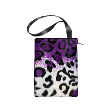 SCB 3069 LEOPARD PURPLE ANIMAL FUR