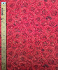 4457 PACKED RED METALLIC ROSES
