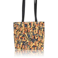 BB 3454 LIFE AND MUSIC PATTERN BUCKET