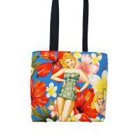 BB 4263 HAWAIIAN PIN UP GIRL 107 PATTERN BUCKET