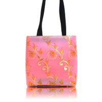 BB 4423 FLOWERS 133 EMBROIDERED ASIAN PATTERN DESIGN BUCKET