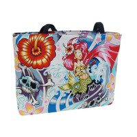 DB 1211 CHULA HULA MERMAID SKULLS PATTERN