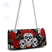EVCL1005 SKULLS ROSES TATTOO 102 PATTERN