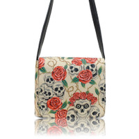 MS1004 SKULLS ROSE TATTOO 101 SKELETON GOTHIC PATTERN