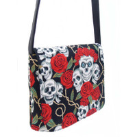 MS1005 SKULLS ROSE TATTOO 102 SKELETON GOTHIC PATTERN