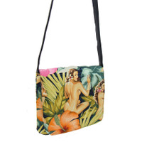 MS4261-3 PIN UP GIRL 104 MIRAGE CALENDAR GIRLS TROPICAL HAWAIIAN 50's PATTERN