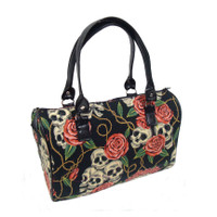 DRB1006 SKULLS ROSE 103 SKELETON GOTHIC HALLOWEEN