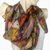 Corrobboree Pure Silk Chiffon Scarf