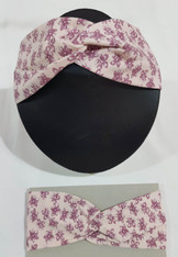 Floral Twist Headband - Pink