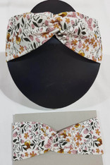 Floral & Birds Twist Headband
