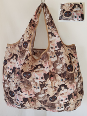 Foldable Shopping Bag - Cats