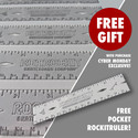 Happy Cyber Monday! Enjoy this free mini ruler for all your mini measuring needs.