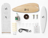 This Multi-Pack provides enough material for a group of 2, 10 or 20 students to all build Pintail longboards.