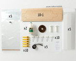 This Multi-Pack provides enough material for a group of 10 students to all build Multiboard longboards.