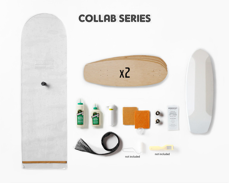 Created in collaboration with SK8Makers Matt Berger, author of The Handmade Skateboard.