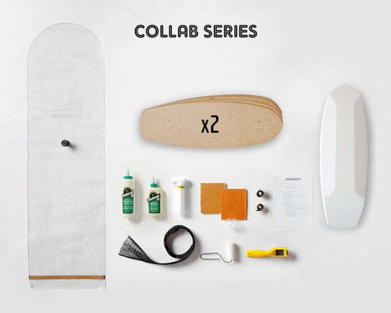 Created in collaboration with SK8Makers Matt Berger, author of The Handmade Skateboard.