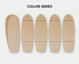 Five sets of 7-layer SK8Makers City Cruiser-shaped maple veneer.