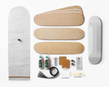 Kit contains everything you need to make Street Decks: 100% Canadian maple veneer sheets, mold for shaping, glue, and Thin Air Press