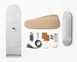 Kit contains everything you need to make Street Decks: 100% Canadian maple veneer sheets, mold for shaping, glue, and Thin Air Press