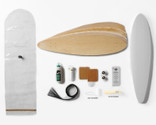 Kit contains everything you need to make Pintail long boards: 100% Canadian maple veneer sheets, mold for shaping, glue, and Thin Air Press Kit contains everything you need to make Pintail long boards: 100% Canadian maple veneer sheets, mold for shaping, glue, and Thin Air Press