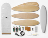 Kit contains everything you need to make Pintail long boards: 100% Canadian maple veneer sheets, mold for shaping, glue, and Thin Air Press Kit contains everything you need to make Pintail long boards: 100% Canadian maple veneer sheets, mold for shaping, glue, and Thin Air Press