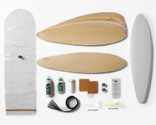 Kit contains everything you need to make Pintail long boards: 100% Canadian maple veneer sheets, mold for shaping, glue, and Thin Air Press Kit contains everything you need to make Pintail long boards: 100% Canadian maple veneer sheets, mold for shaping, glue, and Thin Air Press