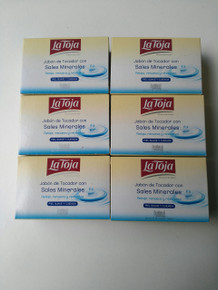 6 x La Toja Spanish Bath Soap with mineral salts 6 bars x 125gr from Spain