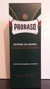 Proraso shaving cream soap Menthol and Eucalyptus Green XL 500ml tube