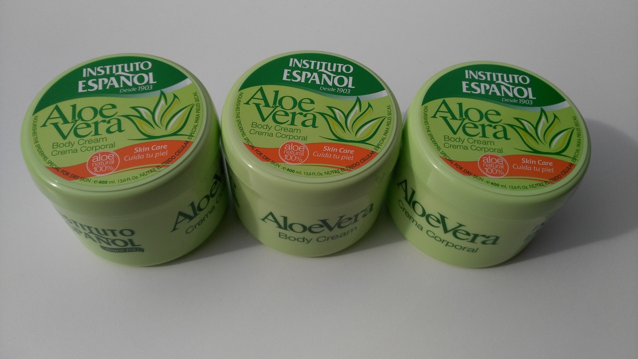 Body Cream with Aloe Vera Instituto Espanol 400ml X 3 Made in Spain. -  Gemstone Trading