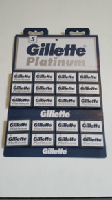 5/10/25/50/100 Gillette Platinum DE double edge razor blades