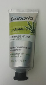 Babaria Hand Cream with Cannabis Seed Oil 50ml  100% Vegan
