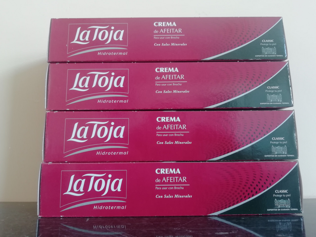 La Toja Classic Spanish Shaving Cream 150ml tube x 4 Gemstone Trading
